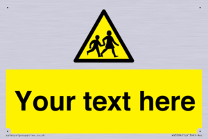 Custom Warning children Sign